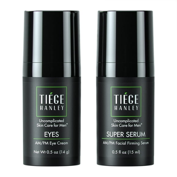 Sérum reafirmante facial y crema para ojos Tiege Hanley para hombre