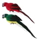 thumbnail image 3 of 2pcs Realista Guacamayo Loro Pluma Artificial Pájaro Animal Juguetes Rojo Y Verde, 3 of 5