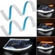 thumbnail image 3 of X2 Cintas tiras led secuenciales ojos de angel blanco con amarillo, 3 of 3