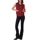 thumbnail image 2 of INSPIRE CHIC Chaleco de Suéter de Punto para Mujeres con Botones Camisetas sin Mangas Suéteres Casuales Cárdigans con Bolsillos M Rojo Vino, 2 of 6