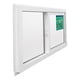 thumbnail image 2 of Ventana Termopanel Pvc Corredera Blanca 140x120cm Dvp Color Blanco, 2 of 3