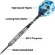 thumbnail image 3 of Dardos con punta de acero Fat Cat Predator, 80% tungsteno, 23 g, con funda, 3 of 9
