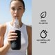 thumbnail image 2 of Botella de agua S'well Glass Original 532 ml Onyx a prueba de fugas, 2 of 5
