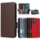 thumbnail image 4 of Funda Cartera para Motorola MOTO G05 4G Tapa Flip con Ranuras y Soporte Marrón, 4 of 5