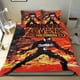 thumbnail image 1 of Marvel Zombies Conjunto de sábanas temático, trío de piezas, cómodo y amigable con la piel, diseño único, regalo de decoración para el hogar para familiares, amigos y fans,140cm *210cm, 1 of 6