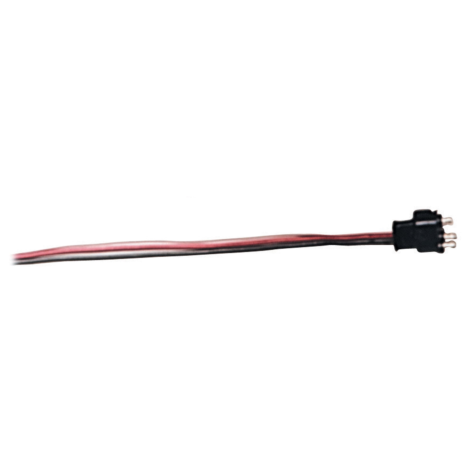 Enchufe Peterson Manufacturing 431-491, 3 Hilos, Recto, Negro
