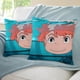 thumbnail image 3 of Ponyo Fundas de almohada de terciopelo con tema, regalos de funda de almohada, decoración para el hogar, cojín de lanzar, regalo de cumpleaños para fans y parejas.40*40cm., 3 of 6