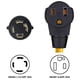 thumbnail image 2 of Adaptador EXCELFU Generador a Soldador 30 A 220 V, 2 of 3