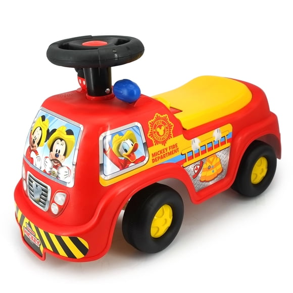 Camión de Bomberos para Niños Kiddieland Mickey con Luces y Sonidos