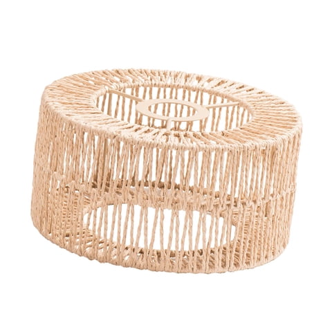 Ioensy - Pantalla De Cuerda De Papel, Pantalla Colgante Tejida Para Dormitorio, Comedor, Cocina, Pequeña