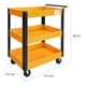 thumbnail image 4 of Carrito Multiusos Herramientas Taller Mecanico Resiste 120kg Amarillo, 4 of 5