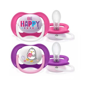 Avent - Chupete Ultra Air Collection, Happy/Pinguino 6-18M