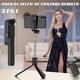 thumbnail image 4 of 3 En 1 Palo Selfie Trípode, 70cm Selfie Stick Bluetooth Con Control Remoto, 360°rotación Extensible Y Portátil, Para Celulares Para La Mayoría De Los De, Selfie Foto Y Video, 4 of 5