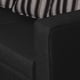 thumbnail image 4 of Sofá Clio 2C + 1 Pouf-Met Tela Negro, 4 of 6