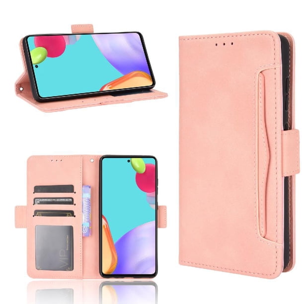 Funda Cartera Magnética para Samsung Galaxy A52 5G- Tarjetero Desmontable, Cuero PU, Soporte