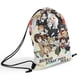 thumbnail image 5 of Perros Callejeros de Bungou Mochila de Cuerdas para Deportes y Gimnasio, Bolsa de Cuerdas Resistente al Agua, Bolsa Cinch, 30×40cm, 5 of 6