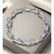 thumbnail image 3 of Pulsera de Cadena de Plata Esterlina 925 para Hombre Transparente 5A+ CZ Diamante Simulado Pulsera para Hombre Hipoalergénica Pulsera de Eslabones Cubanos para Hombre 16-20CM, 3 of 8