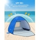 thumbnail image 5 of Carpa de playa Glymnis, con protección solar desplegable, UPF 50+, para 1-2 personas, 5 of 9
