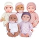 thumbnail image 5 of BABI by Battat 14-inch Newborn Baby Girl Doll Soft Body Deep-Medium Skin Tone Brown Eyes Removable Outfit Matching Pink Headband & Pacifier Accessories Children s Toys for Kids Ages 3+, 5 of 5