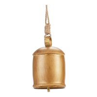 Magideal - Campana Navideña Rústica De Yute, Colección Novedosa, Versátil, Vintage, Carillón De Viento, Decoración Para Colgar En La Pared, Para Puerta De Entrad Estilo A