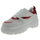 thumbnail image 1 of Zapatilla Terraplen Blanco/Rojo Vía Franca, 1 of 5