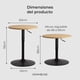 thumbnail image 4 of Set Mesa Lorven Madera Clara Altura Ajustable Diámetro 60cm con 2 Taburetes Tolix Madera Clara, 4 of 8