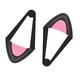 thumbnail image 4 of 2 Uds Orejas De Gato Accesorio Silicona Lindo Para Auriculares De Juego Negro Rosa, 4 of 5