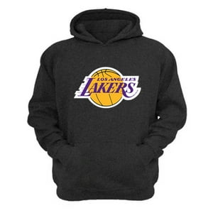 Genérico - Polerón Canguro Lakers Gris Oscuro Talla Xs Unisex