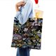 thumbnail image 4 of Felix Aesthetic: The Cat Bolso de tela con estampado de lienzo para mujer, bolsa de compras reutilizable y estética, con cremallera interior, regalo para mujer, 35 × 40 cm., 4 of 6