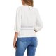 thumbnail image 3 of INSPIRE CHIC Blusas Peplum de Regreso a Clases para Mujer con Mangas Abullonadas y Cintura Fruncida Blanca XL, 3 of 6