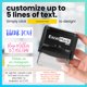 thumbnail image 5 of Sello de goma ExcelMark personalizado, autoentintado, grande, 5 of 6