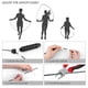 thumbnail image 4 of Jump Rope Loocio Tangle-Free Rapid Speed para fitness, color negro, 4 of 7