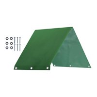 Magideal - Columpio De Techo Para Patio De Juegos, Lona De Repuesto A Prueba De Viento, Reutilizable, Fácil Instalación, 228X109Cm, Cubierta Protectora De Colump Verde