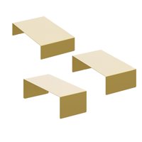 Bothyi - Juego De Mesa De Postres 3X Multiusos Para Cosméticos, Exposiciones De Arte, Bodas, Dorado