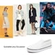 thumbnail image 2 of Zapatillas sin cordones de lona para mujer, antideslizantes, 2 of 3