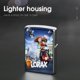 thumbnail image 4 of El Lorax theme Copper Metal Lighter Shell Premium Replacement Refillable Lighter Case With Durable Metal Construction Compatible With Zippo And Most Standard Lighter Models, 4 of 6
