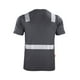thumbnail image 2 of Polera Hibrida Cinta Reflectiva Manga Corta Gris Talla M, 2 of 4