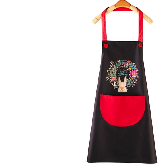 Delantal De Cocina Impermermeable Con Bolsillo Y Toallas