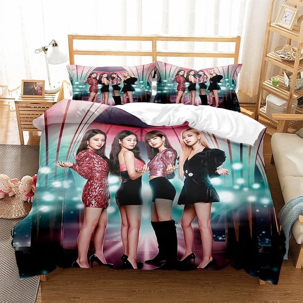 x931 Bed SheetsDuvet Cover Pillowcase Bedding Set Motorcycle Racing Black powder Boy Girl Bedroom Decoration Children Large Size 3-Piece Bedding Set (1 Duvet Cover + 2 Pillow Shams) nj931