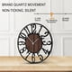 thumbnail image 5 of Reloj de pared Mee 2ou, grande, 50 cm, silencioso, no hace tictac, 5 of 9