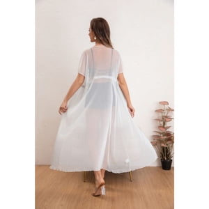 Likeshop - Tapado Mujer Playa Piscina Salida Baño Con Cordón 388