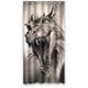 thumbnail image 1 of Cortina de ducha con diseño de dragón feroz rugiente, juego de cortinas de baño con ganchos, tamaño 36 x 72 pulgadas, 1 of 3