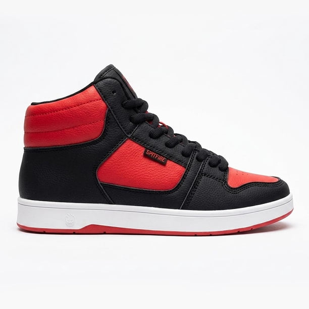 Zapatillas Urbanas Hombre Spitfire High Top New Season Rojo Negro