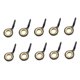 thumbnail image 5 of 10x Guías de ca?a de pescar de acero inoxidable Kit de reparación de punta de ca?a de pescar Oro 6, 5 of 5