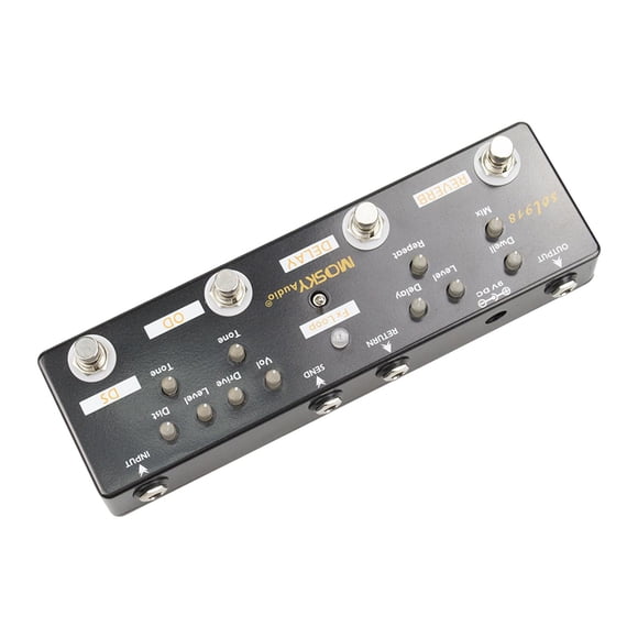 Pedal Multiefecto Compacto True Switch 5 En 1