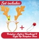 thumbnail image 2 of Disfraz navideño con diadema y cuernos de reno con nariz iluminada, 2 of 7