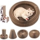 thumbnail image 1 of Rascador Gatos 4 Formas Cartón Plegable, 1 of 3