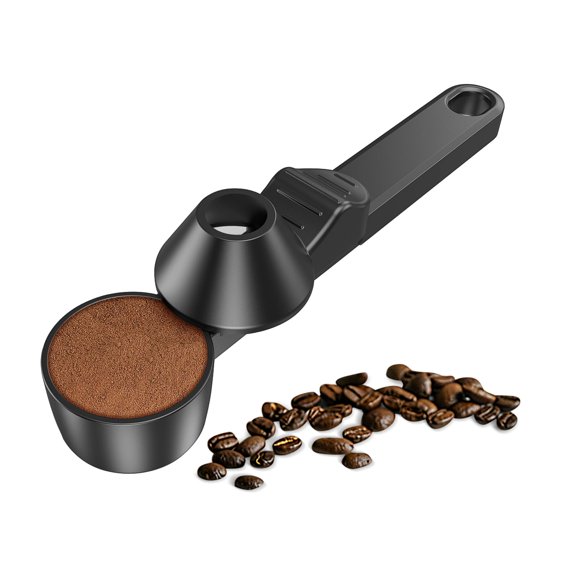 Cuchara de café con forma de embudo Lov Sprout, reutilizable, taza K, recargable