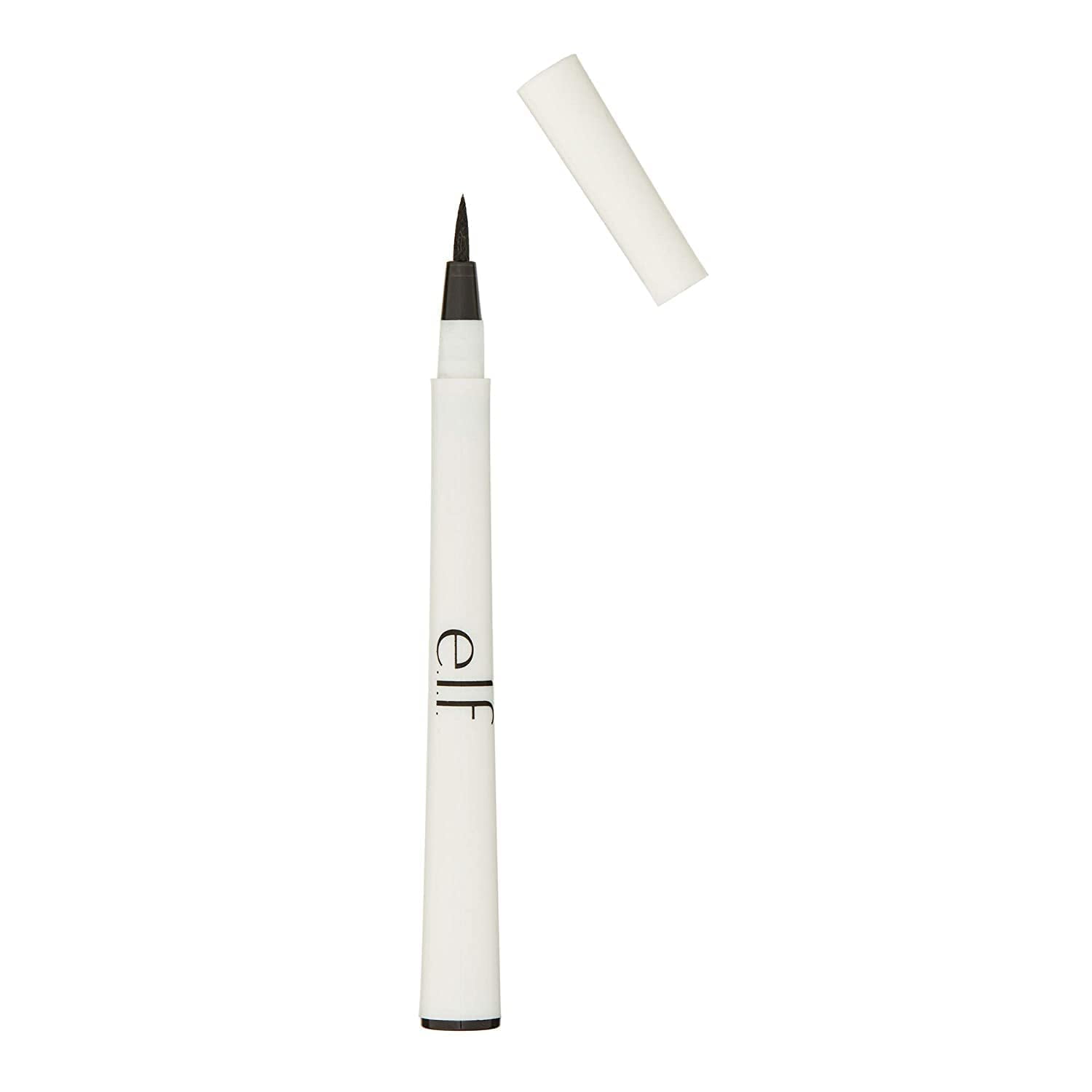 Lápiz Delineador De Ojos E.l.f. Con Aplicador De Punta De Fieltro Negro De 1,5 Ml