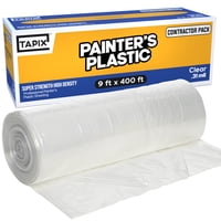 Tapix - Lámina Plástica Para Pintores, 400 M X 2,7 M, Alta Densidad